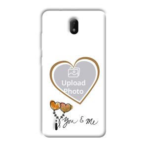 You & Me Customized Printed Back Cover for Nokia