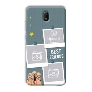 Best Friends Customized Printed Back Cover for Nokia C01 Plus