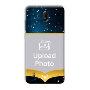 Starry Nights Customized Printed Back Cover for Nokia C01 Plus