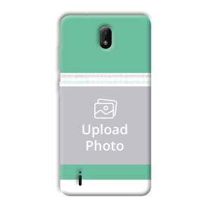 Sea Green Customized Printed Back Cover for Nokia