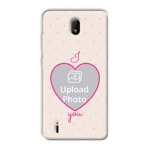 I Love You Customized Printed Back Cover for Nokia C01 Plus