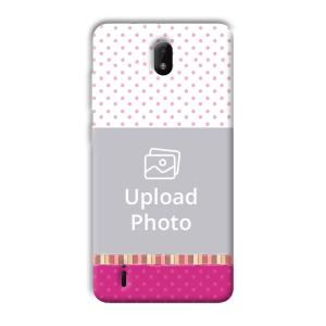 Baby Pink Design Customized Printed Back Cover for Nokia
