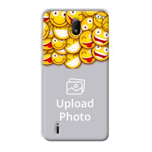 Emojis Customized Printed Back Cover for Nokia C01 Plus