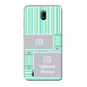Mom Dad Customized Printed Back Cover for Nokia