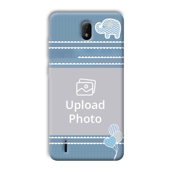 Elephant Customized Printed Back Cover for Nokia