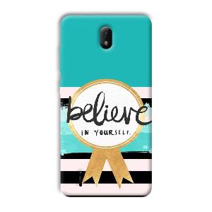 Believe in Yourself Phone Customized Printed Back Cover for Nokia C01 Plus