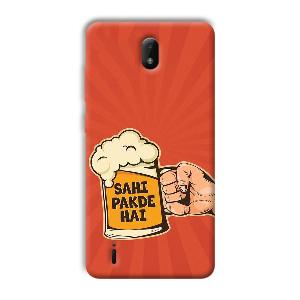 Sahi Pakde Hai Phone Customized Printed Back Cover for Nokia