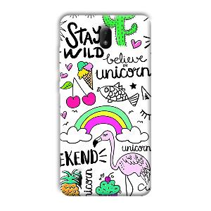 Stay Wild Phone Customized Printed Back Cover for Nokia