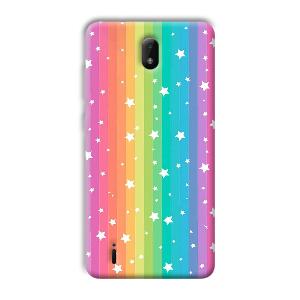 Starry Pattern Phone Customized Printed Back Cover for Nokia C01 Plus
