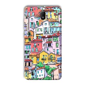 Colorful Alley Phone Customized Printed Back Cover for Nokia C01 Plus