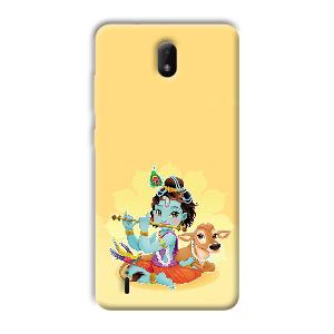 Baby Krishna Phone Customized Printed Back Cover for Nokia C01 Plus