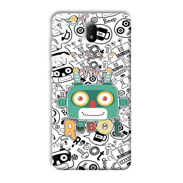 Animated Robot Phone Customized Printed Back Cover for Nokia