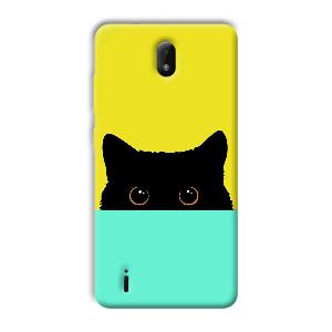 Black Cat Phone Customized Printed Back Cover for Nokia C01 Plus