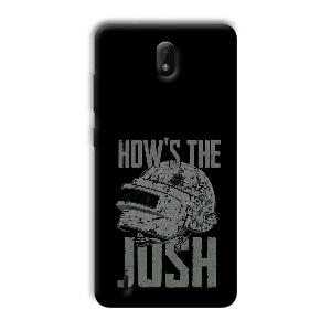 How's The Josh Phone Customized Printed Back Cover for Nokia C01 Plus