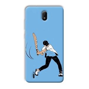 Cricketer Phone Customized Printed Back Cover for Nokia C01 Plus
