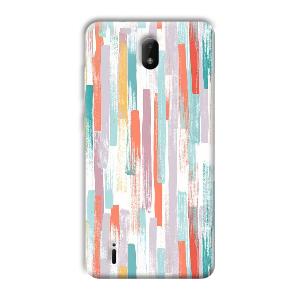 Light Paint Stroke Phone Customized Printed Back Cover for Nokia C01 Plus