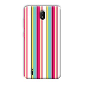 Lines Pattern Phone Customized Printed Back Cover for Nokia