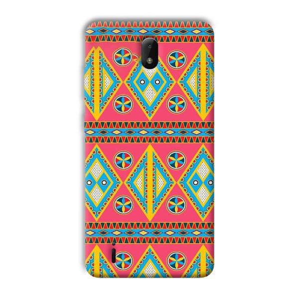 Colorful Rhombus Phone Customized Printed Back Cover for Nokia