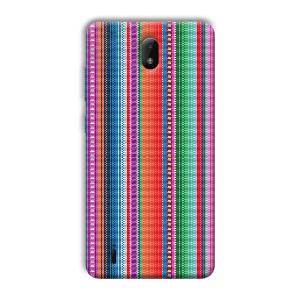 Fabric Pattern Phone Customized Printed Back Cover for Nokia