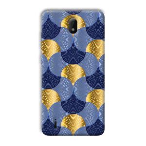 Semi Circle Designs Phone Customized Printed Back Cover for Nokia C01 Plus