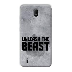 Unleash The Beast Phone Customized Printed Back Cover for Nokia C01 Plus