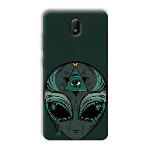 Alien Phone Customized Printed Back Cover for Nokia C01 Plus