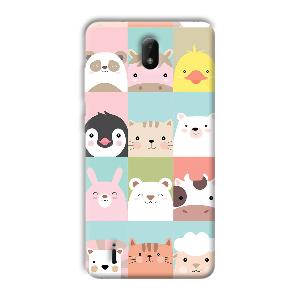 Kittens Phone Customized Printed Back Cover for Nokia C01 Plus