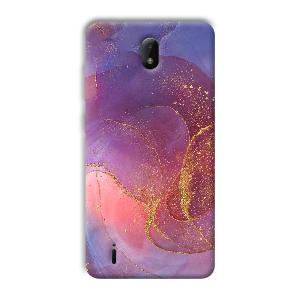Sparkling Marble Phone Customized Printed Back Cover for Nokia C01 Plus