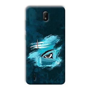Shiva's Eye Phone Customized Printed Back Cover for Nokia C01 Plus