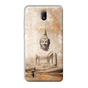 Buddha Statute Phone Customized Printed Back Cover for Nokia C01 Plus