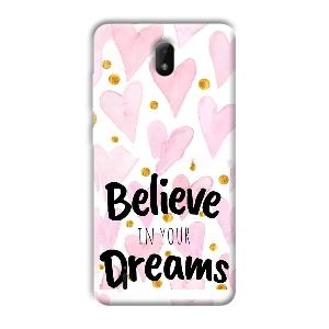 Believe Phone Customized Printed Back Cover for Nokia C01 Plus