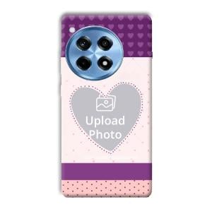 Purple Hearts Customized Printed Back Cover for OnePlus