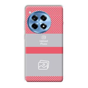 Pink Polka Customized Printed Back Cover for OnePlus