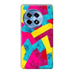 Pink Yellow Pattern Phone Customized Printed Back Cover for OnePlus
