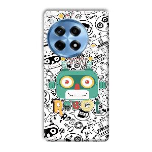 Animated Robot Phone Customized Printed Back Cover for OnePlus