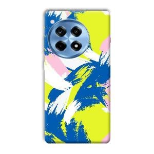 Blue White Pattern Phone Customized Printed Back Cover for OnePlus
