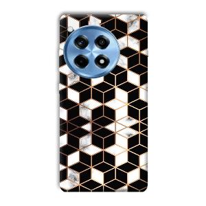 Black Cubes Phone Customized Printed Back Cover for OnePlus