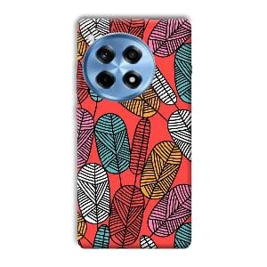 Lines and Leaves Phone Customized Printed Back Cover for OnePlus
