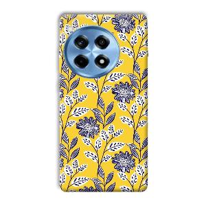 Yellow Fabric Design Phone Customized Printed Back Cover for OnePlus