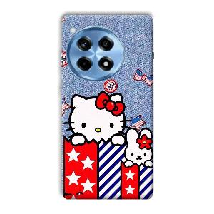Cute Kitty Phone Customized Printed Back Cover for OnePlus