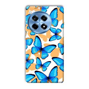 Blue Butterflies Phone Customized Printed Back Cover for OnePlus