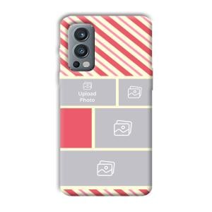 Diagnol Frame Customized Printed Back Cover for OnePlus Nord 2