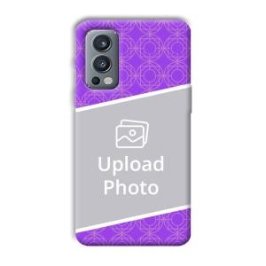 Purple Design Customized Printed Back Cover for OnePlus Nord 2