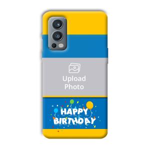 Happy Birthday Customized Printed Back Cover for OnePlus Nord 2