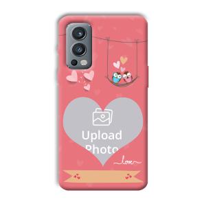 Love Birds Design Customized Printed Back Cover for OnePlus Nord 2