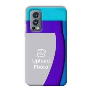 Blue Waves Customized Printed Back Cover for OnePlus Nord 2