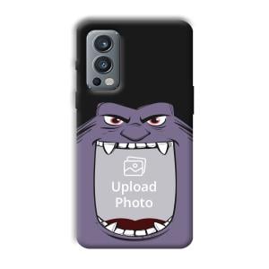 Purple Monster Customized Printed Back Cover for OnePlus Nord 2