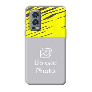 Yellow Lines Customized Printed Back Cover for OnePlus Nord 2