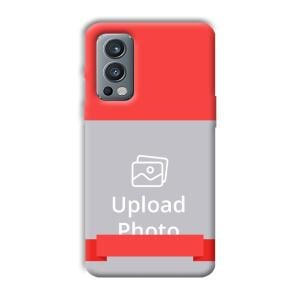 Red Design Customized Printed Back Cover for OnePlus Nord 2
