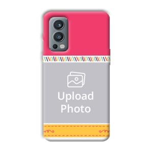Pink Yellow Customized Printed Back Cover for OnePlus Nord 2